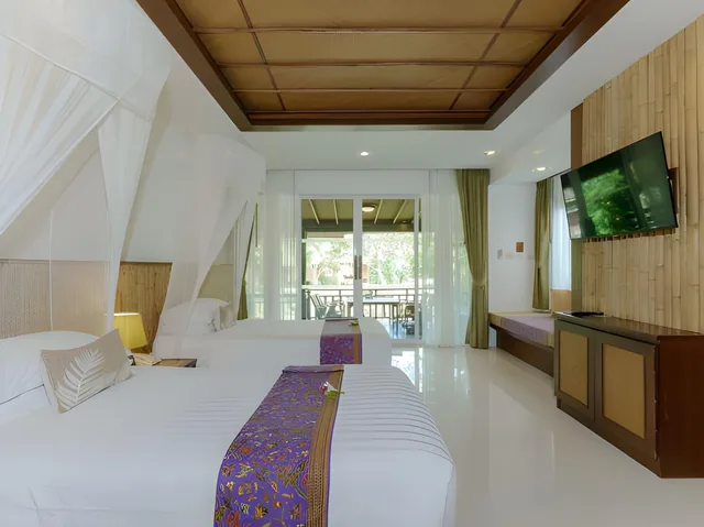 Tropical, Family, Cottage, King and Twin Beds, Ban Sainai Resort - SHA Extra Plus 1/2