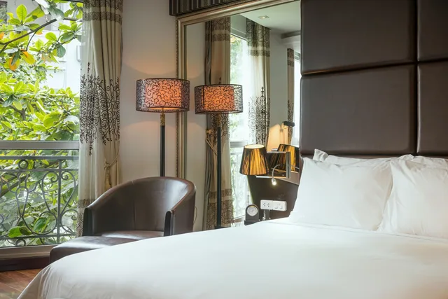 غرفة بريميوم بسرير كوين، La Nueva Boutique Hotel HaNoi 10/10