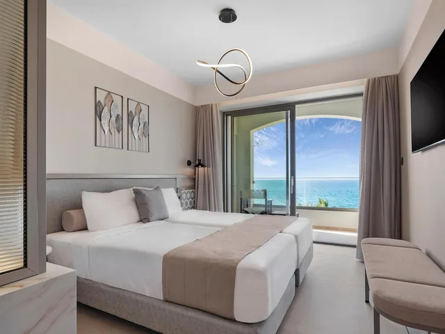 غرفة سوبيريور بسريرين منفصلين بإطلالة على البحر، Creta Star Hotel - Adults Only 2/10