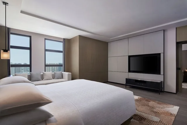 غرفة كلوب بسريرين منفصلين بإطلالة على الحديقة، Sheraton Xi'an South 2/10