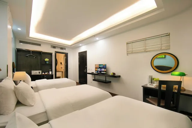 غرفة ديلوكس ثلاثية بسرير مزدوج وسرير فردي، Harmonia Hotel & Spa 7/10