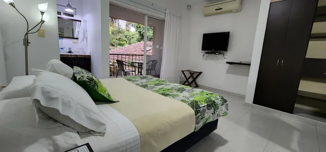 غرفة سوبيريور بسرير كوين، Casa Santa Monica Pance 3/10