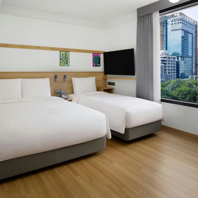 غرفة ديلوكس ثلاثية، Moxy Seoul Insadong 2/5