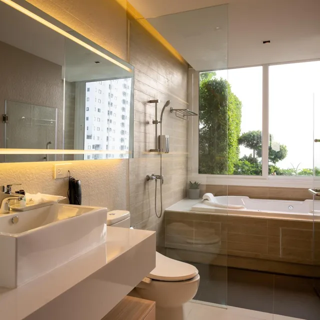 غرفة بسرير كينج بإطلالة على الحديقة، Jasmine 59 Hotel 6/7
