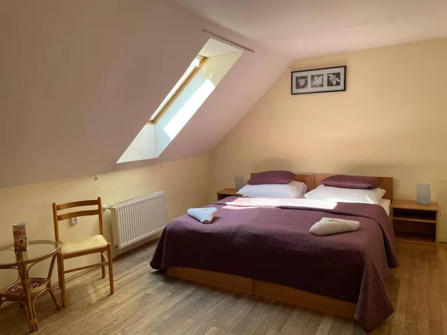 غرفة بسرير مزدوج أو سريرين منفصلين بحمام مشترك، Stary Pivovar Hotel 4/9
