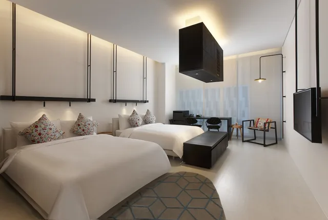 City, Triple, 2 Double Beds، The Place Tainan 4/5