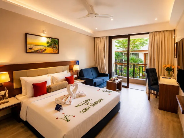Room, Double Bed, Pool View, Balcony, Sobit Sarovar Portico Goa 1/10