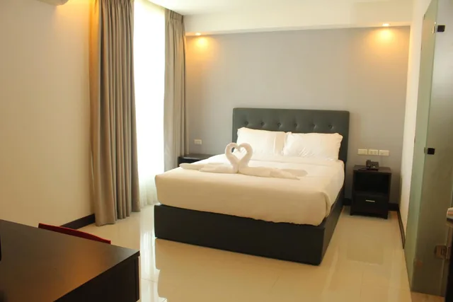 غرفة ديلوكس بسرير كوين، The Pacifico Boutique Hotel 2/4