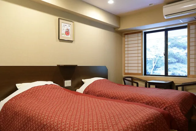 غرفة قياسية بسريرين منفصلين، Hakone Yumoto Onsen Tenseien 1/1