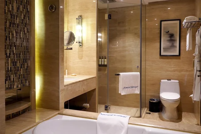 غرفة تنفيذية بسريرين منفصلين، Howard Johnson by Wyndham Changsheng Plaza Meizhou 3/3