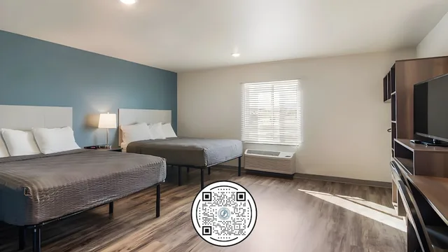 غرفة قياسية بسريرين كوين، WoodSpring Suites Libertyville - Chicago 9/10