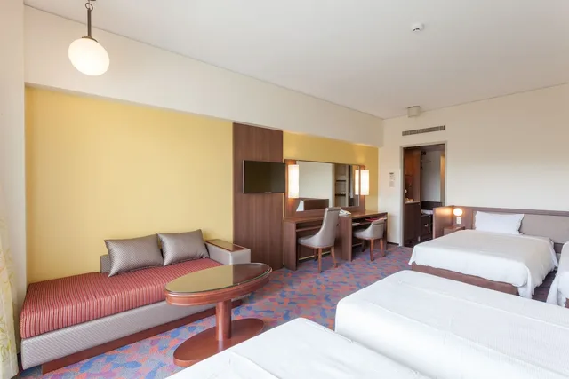غرفة بسريرين منفصلين تُحدَّد حسب التوفر، Okinawa Kariyushi Beach Resort Ocean Spa 3/5