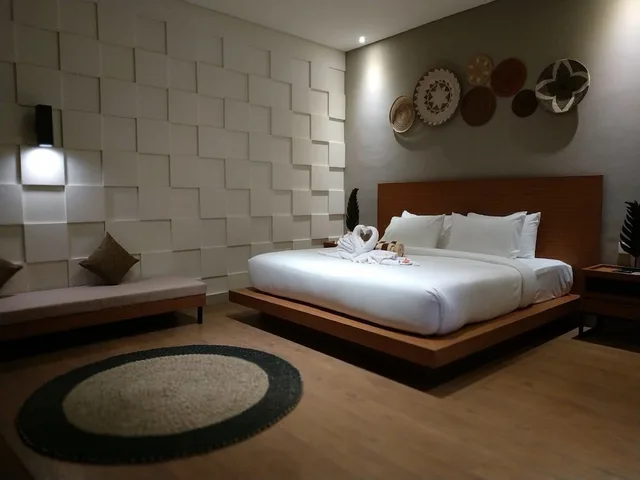 فيلا بسرير كينج بإطلالة على الحديقة بغرفة نوم واحدة بمسبح خاص، Annupuri Villas Bali 2/4