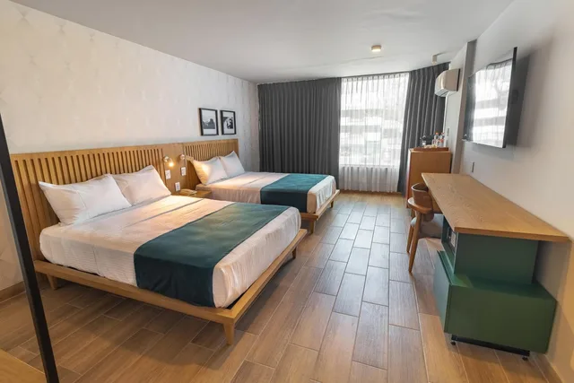 غرفة بسريرين منفصلين، Oliva Plaza Hotel 4/9