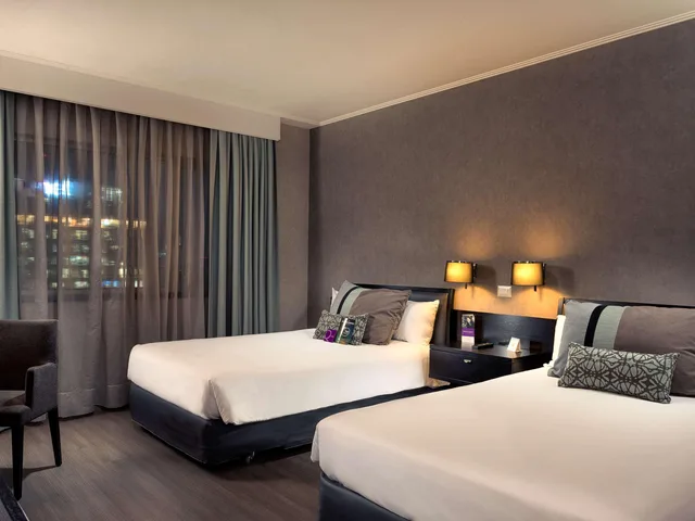 غرفة سوبيريور بسريرين منفصلين بإطلالة، Mercure Santiago Centro 3/5