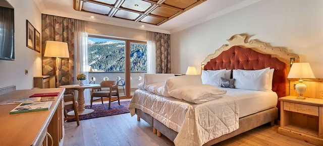 غرفة ديلوكس بسرير مزدوج، Hotel Sassongher 1/7