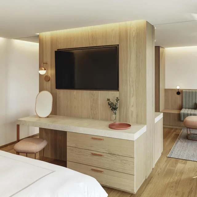 جناح بانورامي بسرير كينج بشرفة بإطلالة، Swissotel Kursaal Bern 7/9