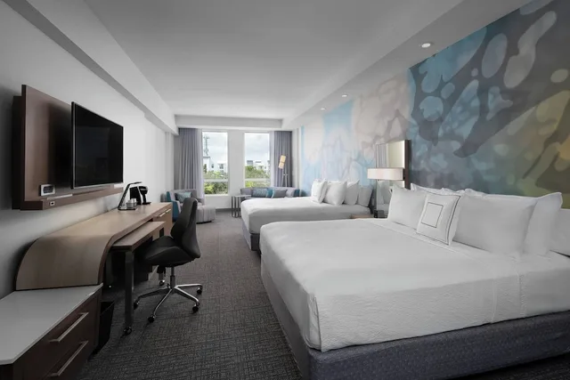 غرفة بسريرين كوين لذوي الإعاقة، Courtyard By Marriott Delray Beach 1/5