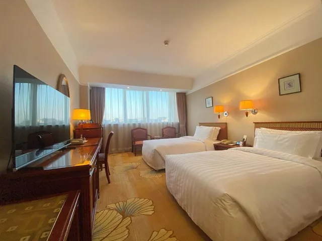 غرفة بزنس بسريرين منفصلين، Jianguo Garden Hotel 1/2