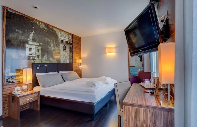 غرفة جونيور بسرير كينج مع أريكة، Best Western Hotel Adige 3/10
