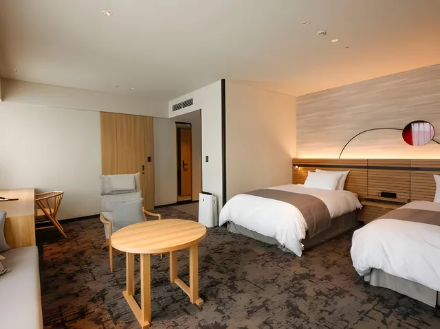 Semi Room, Premier, Twin Beds, 3 Semi Double Beds, Takayama Green Hotel - Keio Group Hotels 1/1