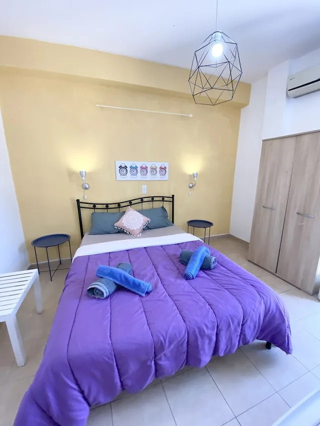 غرفة قياسية بسرير مزدوج، Avra Budget Beach Hotel 4/10