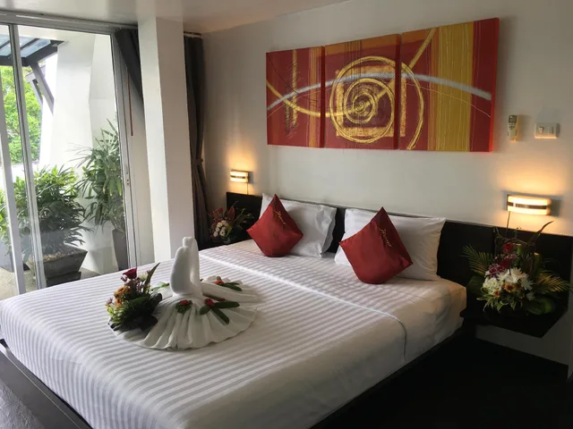 شقة بسرير كينج وسرير كوين بإطلالة على البحر بغرفتي نوم، The Front Hotel And Apartment 1/1