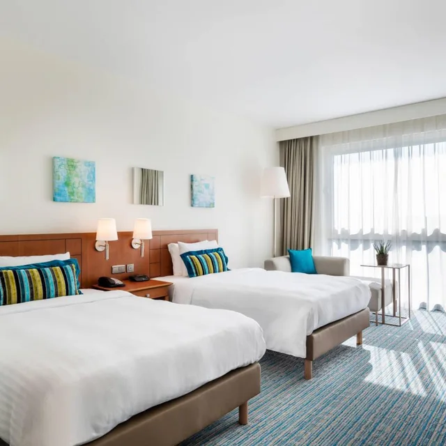 غرفة بسريرين مزدوجين، Courtyard By Marriott Brussels 1/7