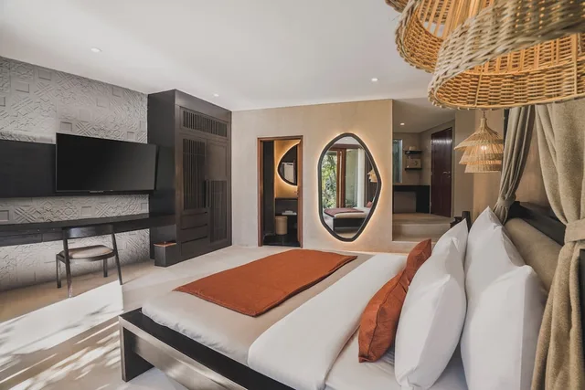 جناح ديلوكس بسرير كينج في الملحق، Seascape Beach Resort & Spa Uluwatu by Ini Vie Hospitality 5/9