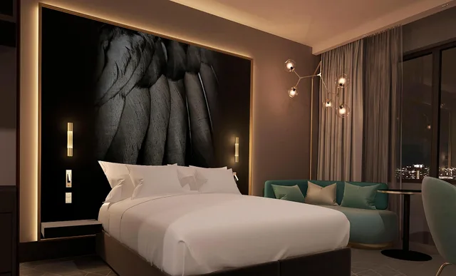 غرفة بسرير مزدوج، Crowne Plaza Helsinki Hesperia 2/4