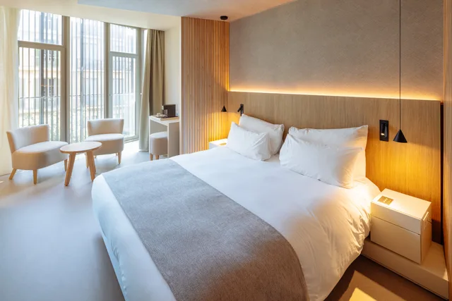 غرفة ديلوكس مفردة بسرير كينج، Hotel Arconte Barcelona 2/3