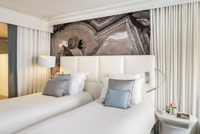 غرفة سوبيريور بسريرين منفصلين بإطلالة على الفناء، Cures Marines Hotel Thalasso & Spa Trouville - MGallery Collection 5/10