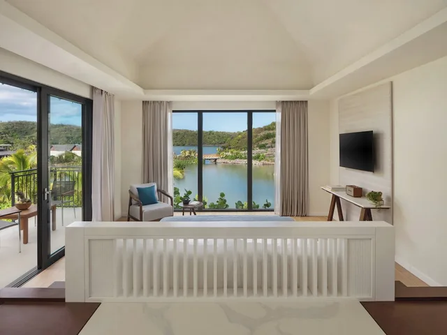 1 Bedroom, Villa, King Bed, Lagoon View, Living Area, Private Pool، Six Senses La Sagesse 1/3
