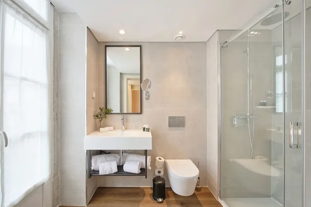 غرفة بسريرين منفصلين بإطلالة على المدينة، Hotel Moon & Sun Lisboa 10/10