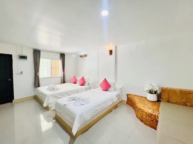 غرفة عائلية بسرير مزدوج وسرير فردي، Khun Khao Tamnan Prai Resort 9/10