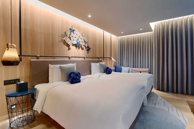 غرفة قياسية بسريرين مزدوجين، Hotel Indigo Alishan 2/4