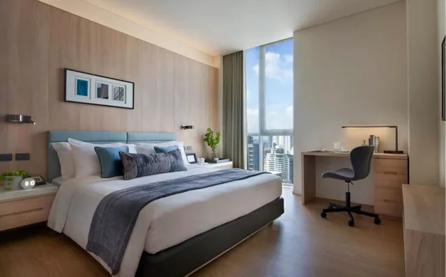 شقة تنفيذية بسرير كينج بغرفة نوم واحدة، Somerset Sukhumvit Thonglor 2/3