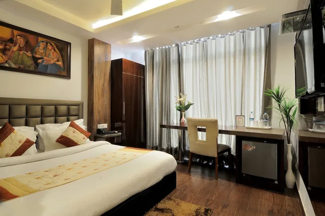 Super, Deluxe, Double Bed، Hotel Cabana Pahar Ganj 3/6