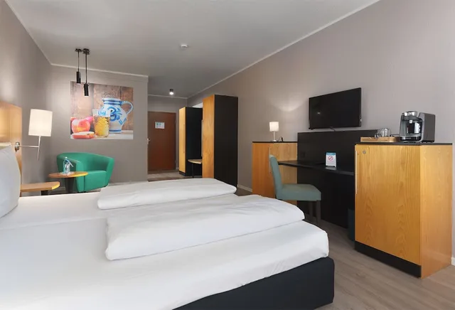 غرفة سوبيريور بسرير كوين، Hotel Egelsbach Frankfurt 10/10