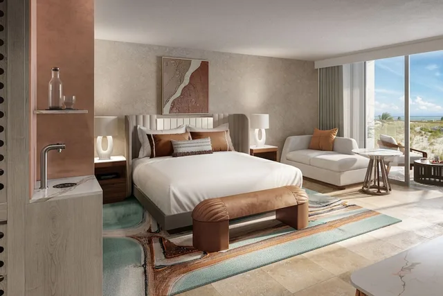 جناح بسرير كينج بإطلالة على البحر مع أريكة، Salterra, a Luxury Collection Resort & Spa, Turks & Caicos 5/7