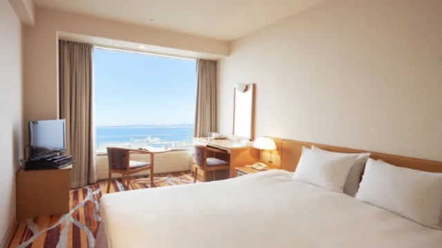 غرفة بسرير مزدوج بإطلالة على البحر، KUSHIRO PRINCE HOTEL 1/1