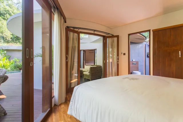 فيلا فاخرة بسرير كينج وسريرين منفصلين بغرفتي نوم، De Moksha Eco Friendly Boutique Resort & Restaurant 3/4