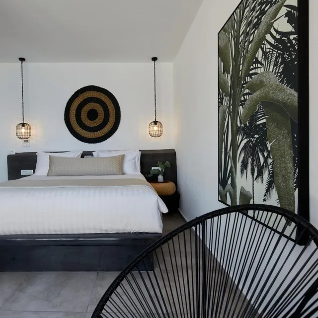 Interior, 2 Bedrooms, Cave, Villa, King Bed, Private Pool، Thermes Luxury Villas by Mr. and Mrs. White 3/10