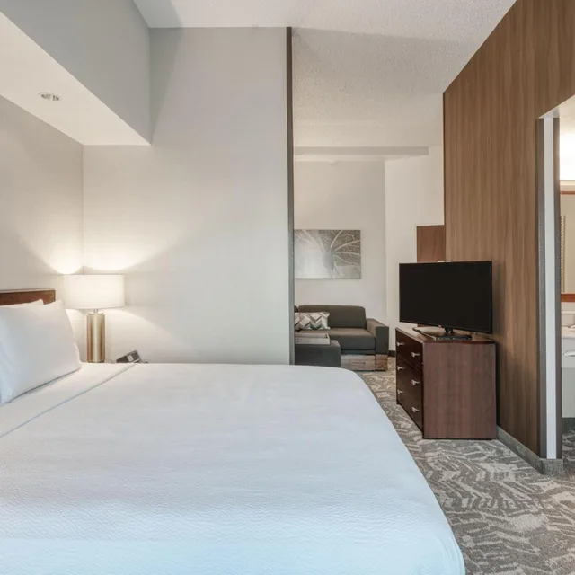 جناح بسرير كينج مع سرير سحّاب إضافي مع أريكة لذوي الإعاقة، SpringHill Suites by Marriott Terre Haute 2/6