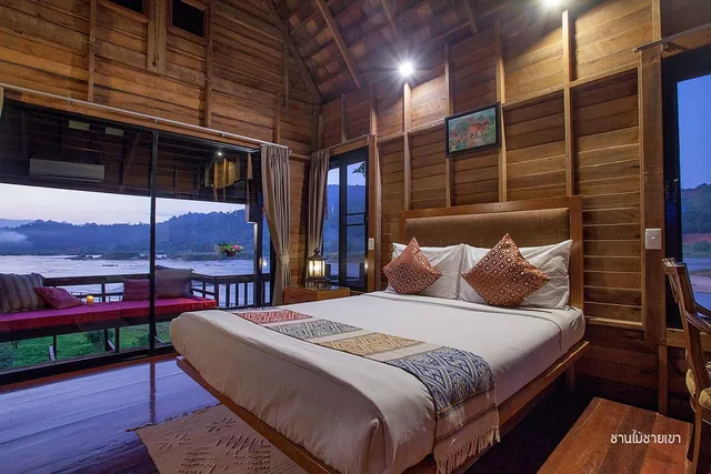 Baan, Queen Bed, Riverside، RAI SAENG ARUN RESORT 1/1