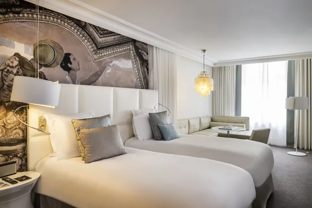غرفة سوبيريور بسريرين منفصلين بإطلالة على الفناء، Cures Marines Hotel Thalasso & Spa Trouville - MGallery Collection 2/10