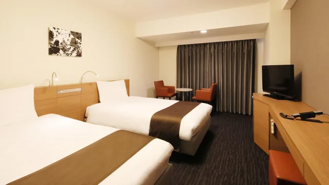 غرفة مفردة بسريرين منفصلين للمدخنين، Hiroshima Tokyu REI Hotel 1/1
