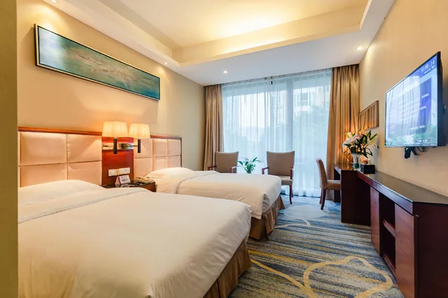 غرفة بزنس بسريرين، Sentosa Hotel Majialong Branch 4/4