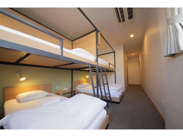 غرفة رباعية بحمام خاص، R.Star Hostel Kyoto Japan 1/1