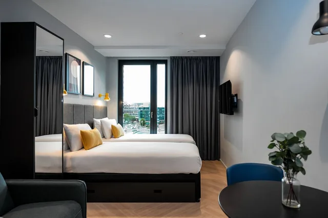 شقة استوديو بسرير كينج مع أريكة، Staycity Aparthotels City Quay 5/7